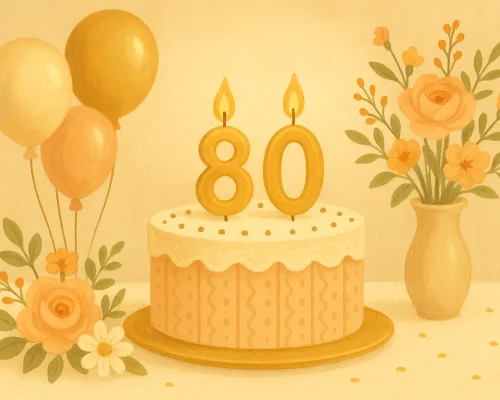 ברכה ליום הולדת 80 שמונים שמח